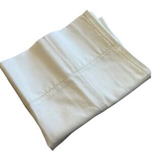 NOBLE EXCELLENCE Standard Pillowcases Cotton Sateen 21x32 Cream‎ NWOT India (2)